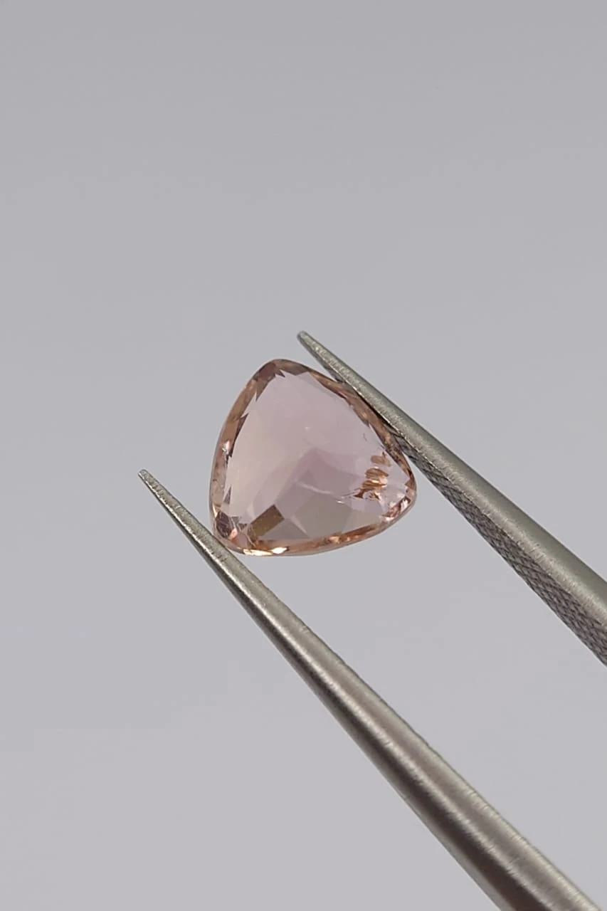 1.4ct Natural Tourmaline Triangular Cut From Afghanistan — view 3